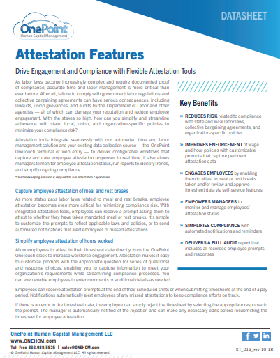 Attestation Datasheet Cover Image